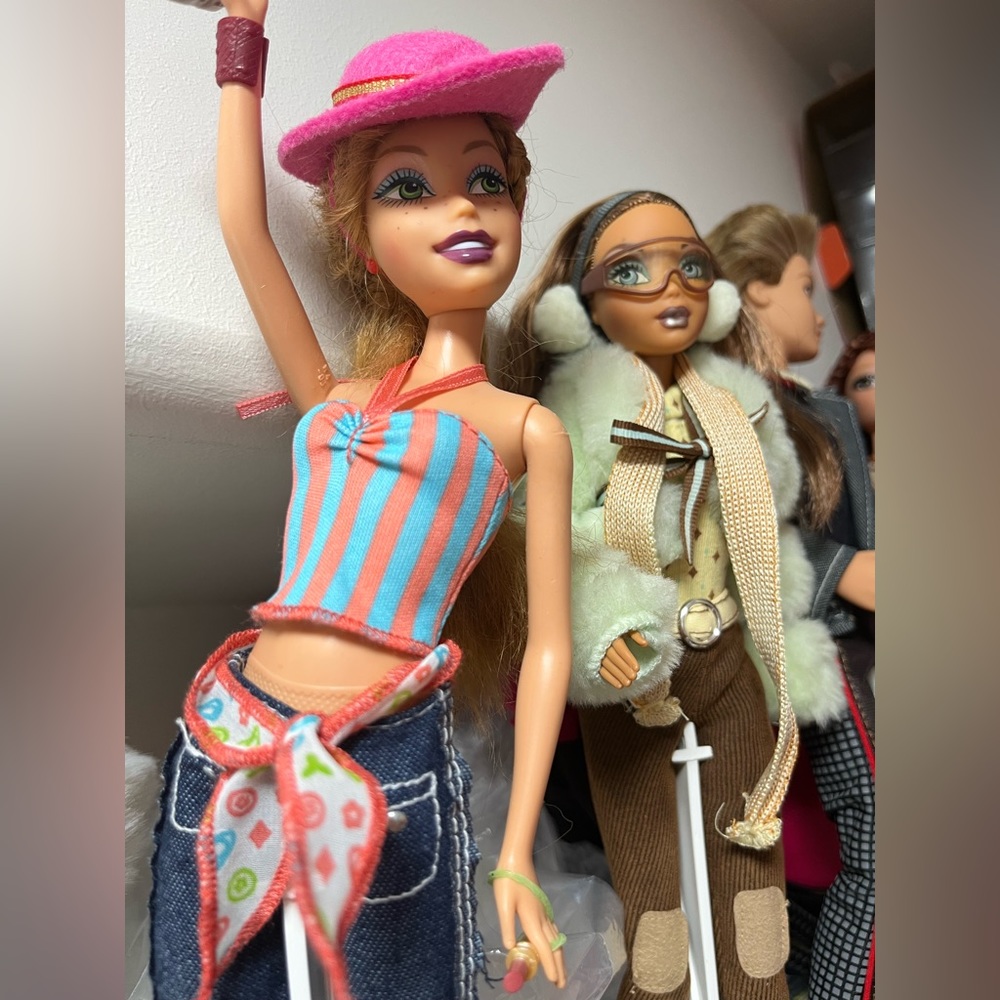 Barbie My Scene Five Dolls Chelsea Madison Kenzie MINUS DELANCEY Set
